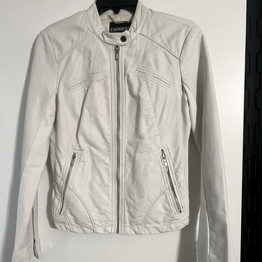 Express Faux Leather Jacket size Small